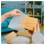 50 Pack Bubble Mailers 12x12 Thick Padded Envelopes Large Mailing Envelopes Clear Bubble Padded Cushioning Mailers Bubble Bags for Packaging Small Business - Retail: $30"