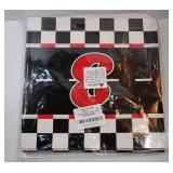 4 Pcs Large Racing Car Birthday Party Decorations Race Car Boxes Black White Checkered Cardboard Goodie Boxes Podium Treat Boxes Centerpiece 11.8 Inch for Car Baby Shower Party Supplies Outdoor Decor 