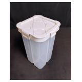 Plastic Ice Container 4 separate compartments with Pour Spout Lid