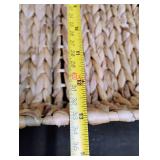 Natural Water Hyacinth Basket with Metal Handle