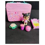 Baby Alive Doll with Pink Carrier Set