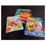 Disney Cars and SpongeBob Activity Book Bundle