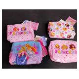 Disney Princess Zip Pouches Set