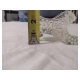 Vintage Fenton Glass Hobnail Cat Head Slipper