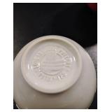 Longaberger Pottery Woven Traditions Small Bowls Ivory/Burgundy