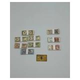 Mini brands Stacks of Dollars, Yen, Frac, and Pounds