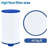 Cryspool 2402 Filter FC-2402, Free Flow and Lifesmart Hot Tub Filter, 1 1/2\"