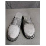 Unisex Leather Upper Jazz Shoe Slip-on for Women and Men