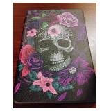 Decorative Skull and Flowers Galaxy 9 Plus Tablet Cover
