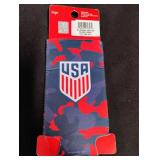 USA Soccer National Team Camo Drink Can Cooler 2-Sided