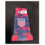 USA Soccer National Team Camo Drink Can Cooler 2-Sided