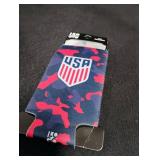 USA Soccer National Team Camo Drink Can Cooler 2-Sided