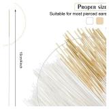 360 Pieces Ear Hole Floss Piercing Cleaner Floss Disposable Piercing Aftercare