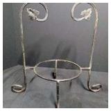Decorative Ivy Metal Plate Stand