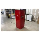Galanz Retro Style Double Door Refrigerator - Red - Retail: $599