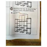 Metal Plant Stand Outdoor 63" Tall Plant Shelf for Plants 14-Tier Large Plant Sheves for Indoor Plants Living Room Heavy Duty Rack Garden Balcony Patio Hanging Planter