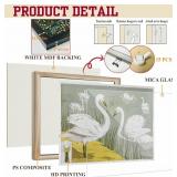 LANCHI95 15 Pcs FRAMED Eclectic Wall Decor, Colorful Eclectic Decor, Colorful Art, Girls Room, Vintage Wall Art Prints, Moody Maximalist Bedroom Decorations