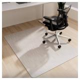 Office Chair Mat for Hardwood Floor, 35" x 48" Desk Computer Chair Mat for Hard Wood and Tile Floor, Large Anti-Slip Hard Floor Protector Rolling, Mat Desk Rug for Office Home