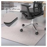 Office Chair Mat for Hardwood Floor, 35" x 48" Desk Computer Chair Mat for Hard Wood and Tile Floor, Large Anti-Slip Hard Floor Protector Rolling, Mat Desk Rug for Office Home