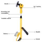 Cordless Power Scrubber Compatible with Dewalt 20V MAX Battery (Tool Only), Brushless Floor Cleaner with Extension Handle, 4 Brush Heads for Floor, Bathroom, Kitchen, Car Cleaning(No Battery)