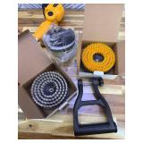 Cordless Power Scrubber Compatible with Dewalt 20V MAX Battery (Tool Only), Brushless Floor Cleaner with Extension Handle, 4 Brush Heads for Floor, Bathroom, Kitchen, Car Cleaning(No Battery)