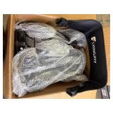 Retails for $123! Rollator Walker with Seat for Seniors   Foldable Lightweight 19.58 lbs, 10 Inch Airless Tires, Adjustable Hand Brakes, Heavy Duty Aluminum Frame, Portable Mobility Aid for Indoor Out