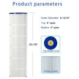 Pool Filter Compatible with Jandy CS200, PJANCS200, R0462400, Unicel C-8418, Filbur FC-0823, 200 Sq.ft Pool Filter Cartridge 1 Pack