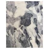 Zacoo Area Rug 4x6 Abstract Rug Grey Rug Indoor Modern Floor Cover Soft Bedroom Rug Thick Living Room Carpet Contemporary Print Throw Rug Non Slip Non Shedding Home Decor Rug Dining Room Kitchen,Gray