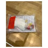 Retails for $140! Ralbay 46inch Modern LED Vanity Light Chrome 7 Lights Bathroom Light Fixtures Acrylic Up and Down Bathroom Wall Mounted Lighting Over Long Mirror