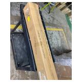 Retails for $140! Ralbay 46inch Modern LED Vanity Light Chrome 7 Lights Bathroom Light Fixtures Acrylic Up and Down Bathroom Wall Mounted Lighting Over Long Mirror