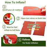 M KARMATER Self Inflating Car Sleeping Pad for Camping, Thick Memory Foam Car Camping Mattress with Pillow, 9.0 R-Value SUV Mattress Camping Bed Suitable for Car Travel, Hiking, Backpacking