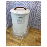 Large Towel Warmer for Bathroom - Heated Towel Warmers Bucket, Wood Handle, Auto Shut Off, Fits Up to Two 40X70 Oversized Towels, Bathrobes, Blankets, for Mother