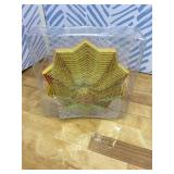 3D Printed Expanded Sensory Fidget Star -4.3x4.3x1.96in Stress-Relieving Rotating Tower Design, for Office Desks Stress-Relief Gifts (Gold)