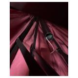 Blissun 9 ft Solar Umbrella, 32 LED Lighted Patio Umbrella, Table Market Umbrella, Outdoor Umbrella for Garden, Deck, Backyard, Pool and Beach (Burgundy)