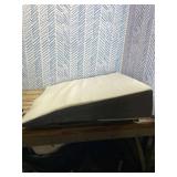 Kolbs Bed Wedge Pillow for Sleep Apnea, Sleeping Comfort, Relaxing, Acid Reflux, Heartburn and Back Pain Relief. Cushion for Sitting Up in Bed. Memory Foam Top, Chic Jacquard Washable Cover.