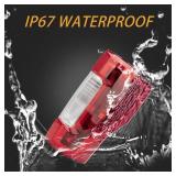 Right Passenger Side Rear Tail Light Assembly Compatible With 2017-2019 Ford F-250 F-350 Super Duty Tail Light Rear Brake Lamps Replacement Taillights (w/o Blind Spot) (w/o LED)