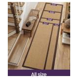 Retails for $160! DEXI Natural Boho Jute Runner Rug, 3x10 Non Slip Indoor Outdoor Vintage Woven Rugs, Rustic Farmhouse Country Runners for High Traffic Areas in Entryway, Hallway, Kitchen, Laundry Roo