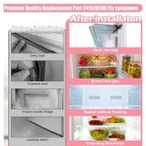 LXun Upgraded 241510205 Refrigerator Door Gasket Compatible with Electrolux Kenmore White Westinghouse Frigidaire Refrigerator Freezer Door Seal Part Replaces Part 241510207 241510203 7241510203-Gray