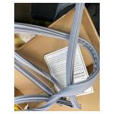 LXun Upgraded 241510205 Refrigerator Door Gasket Compatible with Electrolux Kenmore White Westinghouse Frigidaire Refrigerator Freezer Door Seal Part Replaces Part 241510207 241510203 7241510203-Gray