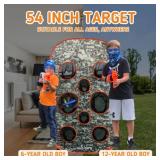 Kids Large Target. Shooting Practice Toy with Storage Net for Boys. Perfect for Indoor & Outdoor Nerf Party, Nerf War or Birthday Gift