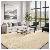 8x10 Area Rugs for Living Room Rug: Soft Fluffy Shag Beige Rugs for Bedroom, Non-Slip Large Fuzzy Plush Rug Indoor Floor Carpet for Nursery Kids Boys Girls Room, Dorms, Playroom, Modern Home Decor