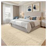 8x10 Area Rugs for Living Room Rug: Soft Fluffy Shag Beige Rugs for Bedroom, Non-Slip Large Fuzzy Plush Rug Indoor Floor Carpet for Nursery Kids Boys Girls Room, Dorms, Playroom, Modern Home Decor