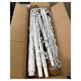 Retails for $140! Outdoor Christmas Decorations Lighted Birch Tree Set of 3, LED Warm White 4, 6 and 8 Feet, for Indoor Christmas Decor, Party, Garden, Yard, Wedding, Holiday