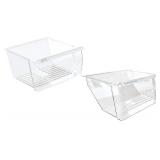 Retails for $115! Replacement Upper & Lower Crisper Bin Drawers For Whirlpool & Kenmore Refrigerators WP2188656 & WP2188664