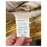 HYMOKEGE Beige Queen Comforter Seersuckers, All Season Luxury Bed in a Bag