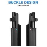 TOP-MAX WeatherStrip Window Molding Trim Seal Belt Replacement for Toyota Corolla 2009 2010 2011 2012 2013, 4pcs Black Window Weather Stripping Replaces#75710-02210, 7571002260, 7571012780