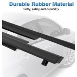 TOP-MAX WeatherStrip Window Molding Trim Seal Belt Replacement for Toyota Corolla 2009 2010 2011 2012 2013, 4pcs Black Window Weather Stripping Replaces#75710-02210, 7571002260, 7571012780