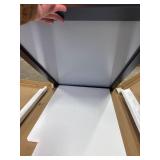 24x36 Inch Black Bathroom Mirror for Wall, Thick Metal Framed Rectangle Mirrors for Over Sink, Bedroom, Living Room, Entryway, Anti-Rust, HD Tempered Glass