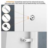 QWORK Aluminum Access Door 12x24   Flush Mount Hinged Panel for Drywall, Ceiling & Utility Shaft
