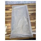 QWORK Aluminum Access Door 12x24   Flush Mount Hinged Panel for Drywall, Ceiling & Utility Shaft